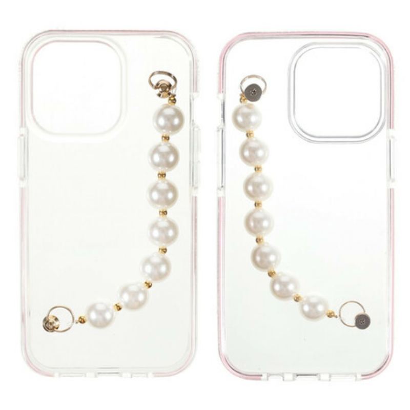 Capa Para iPhone 13 Pro Contas De Pulseira De Silicone