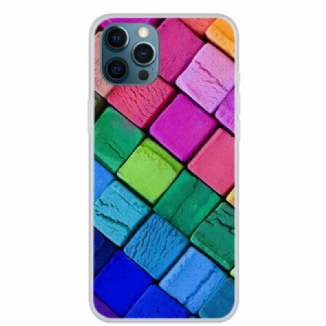 Capa Para iPhone 13 Pro Cubos Coloridos