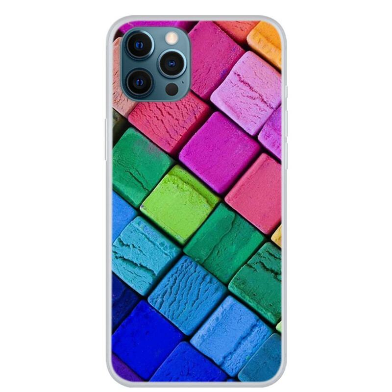 Capa Para iPhone 13 Pro Cubos Coloridos