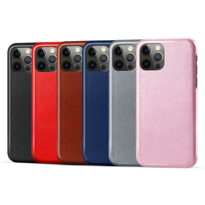 Capa Para iPhone 13 Pro Efeito Couro Ksq