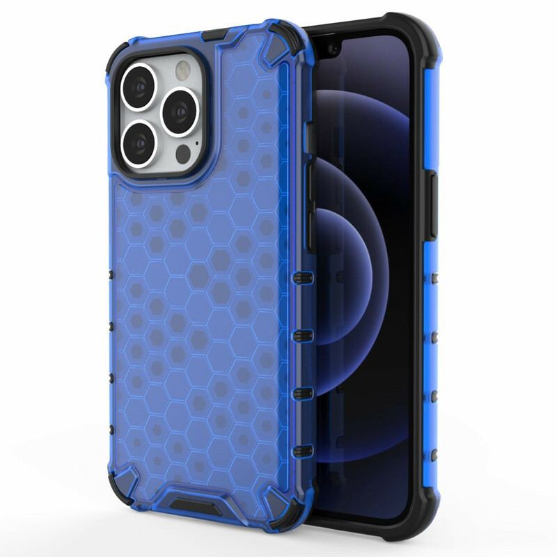 Capa Para iPhone 13 Pro Estilo Favo De Mel