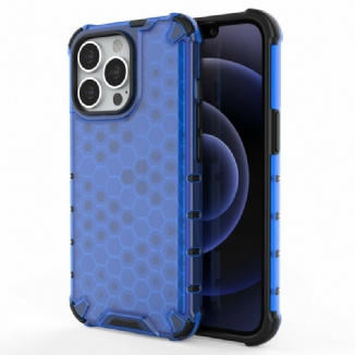 Capa Para iPhone 13 Pro Estilo Favo De Mel