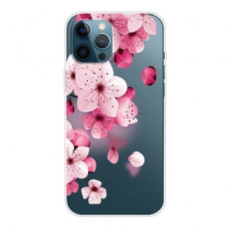 Capa Para iPhone 13 Pro Floral Premium