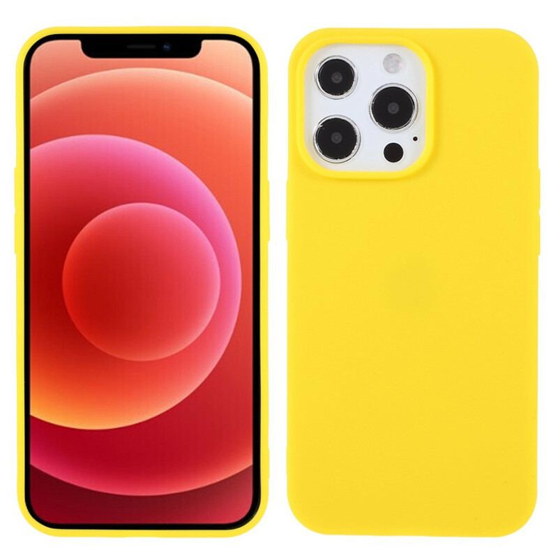 Capa Para iPhone 13 Pro Fosco De Silicone Flexível