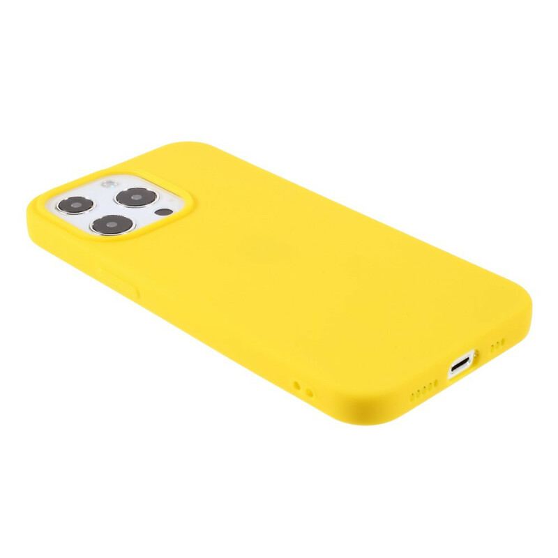 Capa Para iPhone 13 Pro Fosco De Silicone Flexível