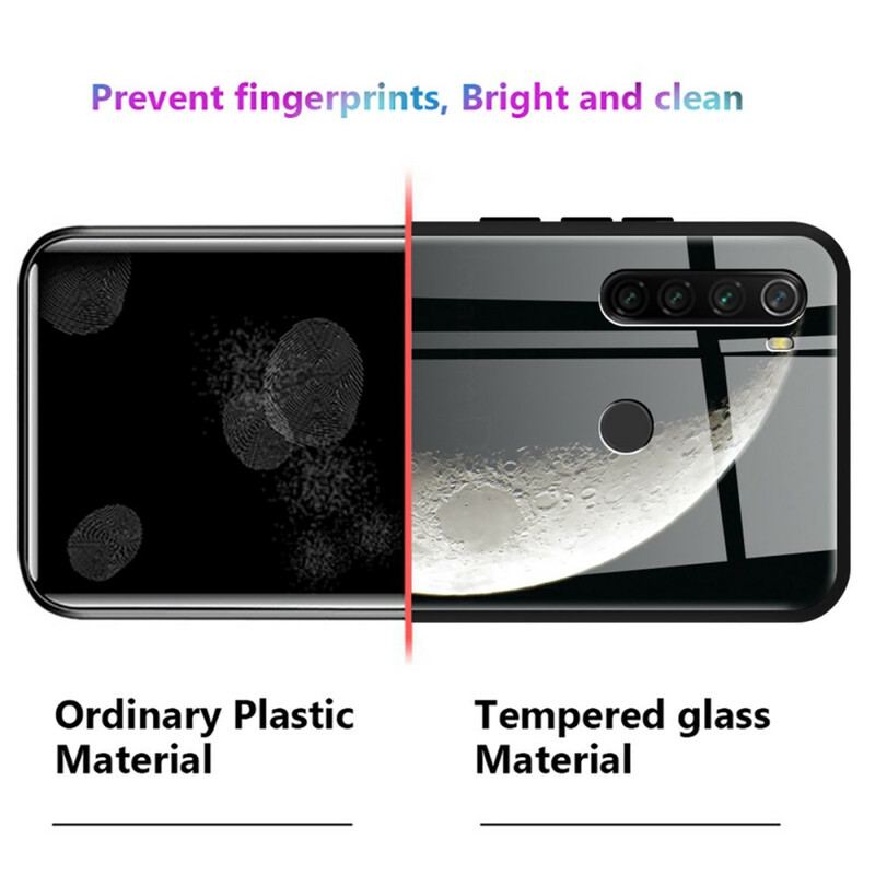 Capa Para iPhone 13 Pro Gato De Vidro Temperado E Borboletas No Espaço