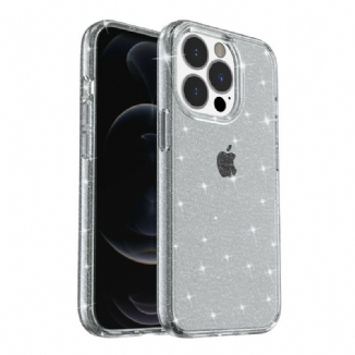 Capa Para iPhone 13 Pro Lantejoulas Transparentes