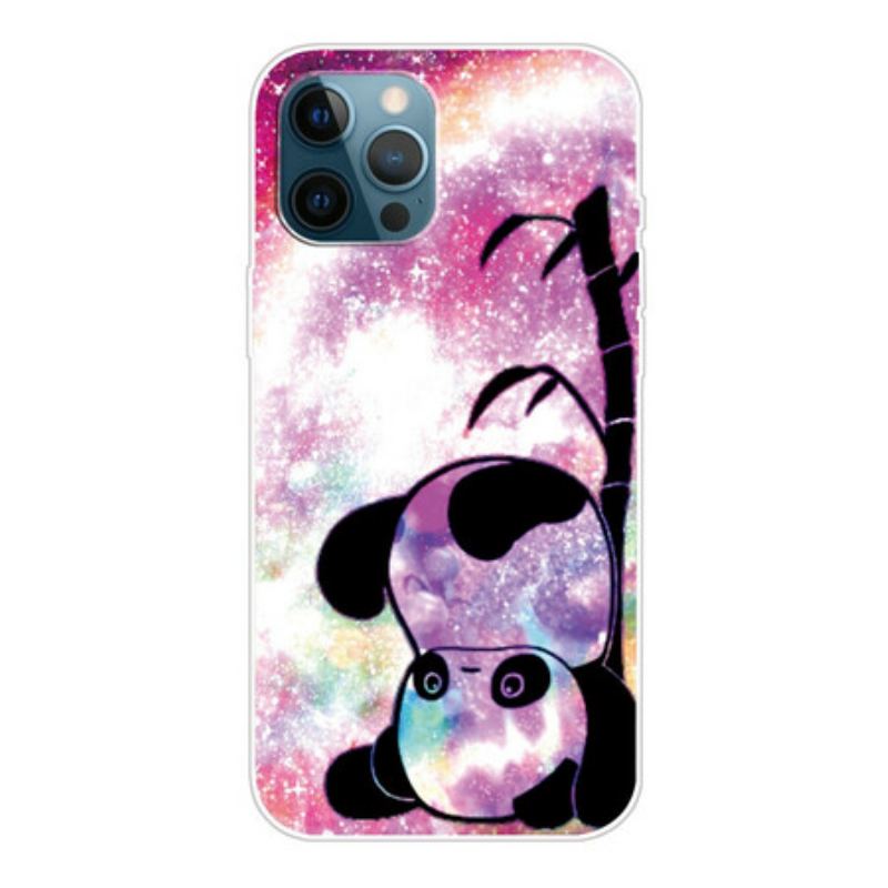 Capa Para iPhone 13 Pro Panda E Bambu