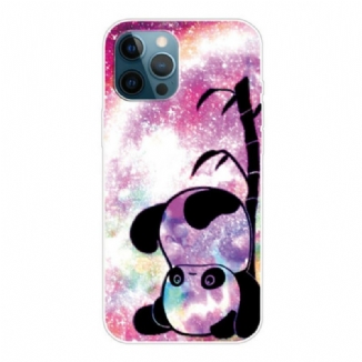 Capa Para iPhone 13 Pro Panda E Bambu