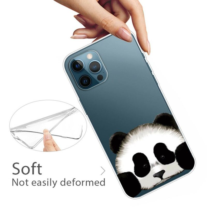 Capa Para iPhone 13 Pro Panda Sem Costura