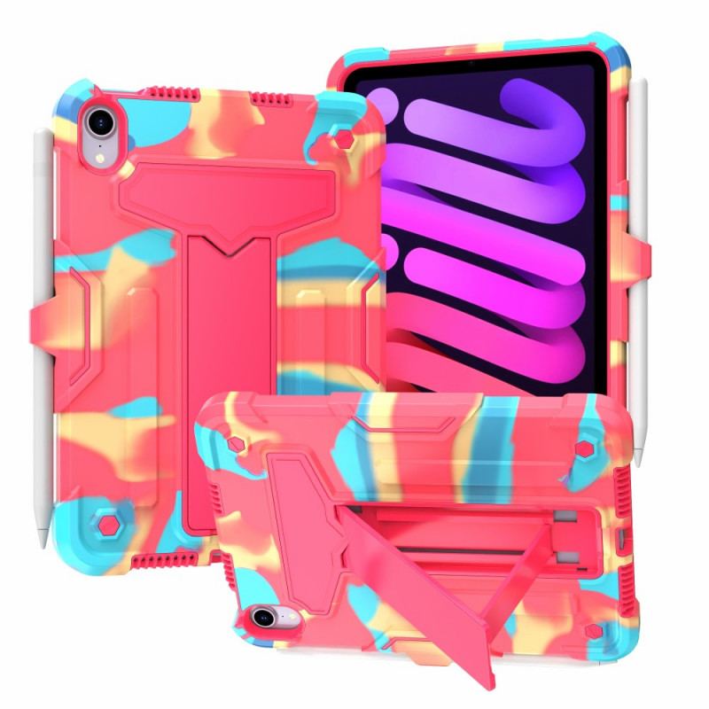 Capa De Celular Para iPad Mini 6 (2021) Camuflagem De Suporte Removível Resistente