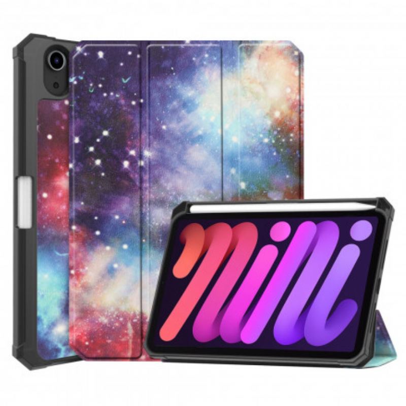 Capa De Celular Para iPad Mini 6 (2021) Porta Caneta Universo