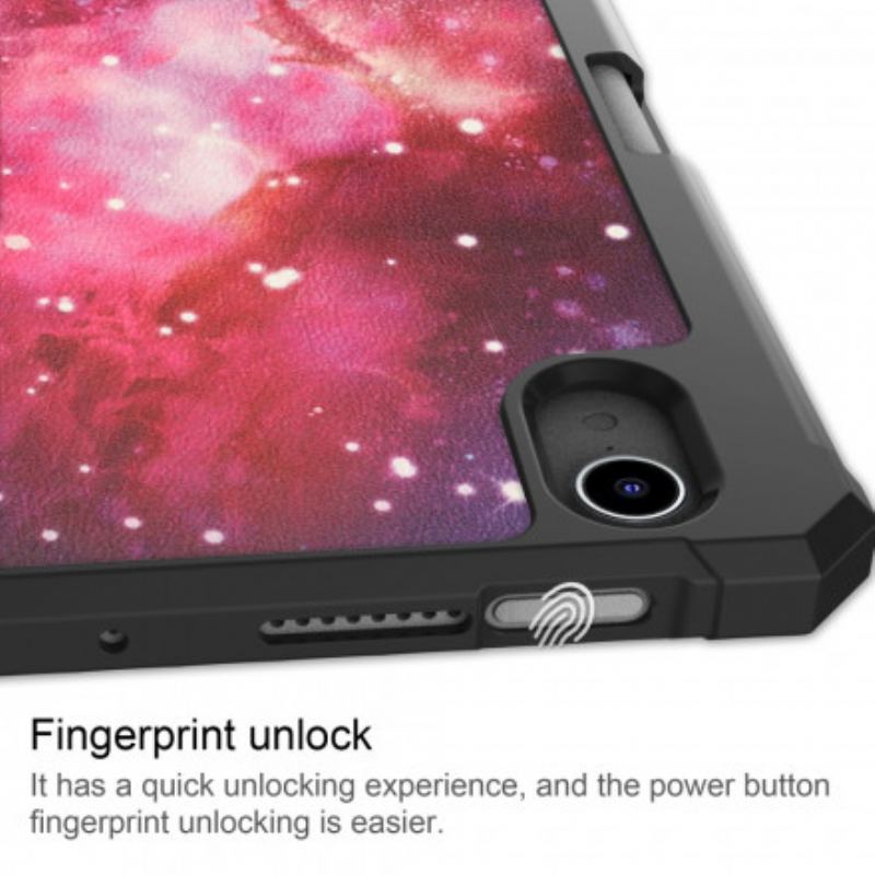 Capa De Celular Para iPad Mini 6 (2021) Porta Caneta Universo