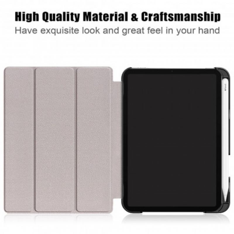 Capa De Celular Para iPad Mini 6 (2021) Suporte Para Caneta Com Três Dobras