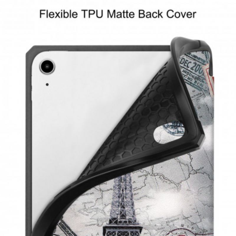 Capa De Celular Para iPad Mini 6 (2021) Suporte Para Caneta Torre Eiffel