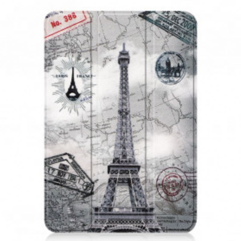 Capa De Celular Para iPad Mini 6 (2021) Torre Eiffel Retrô Reforçada