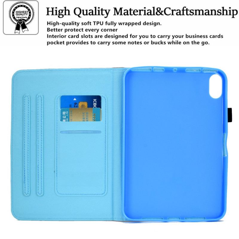 Capa De Couro Para iPad Mini 6 (2021) Asteca