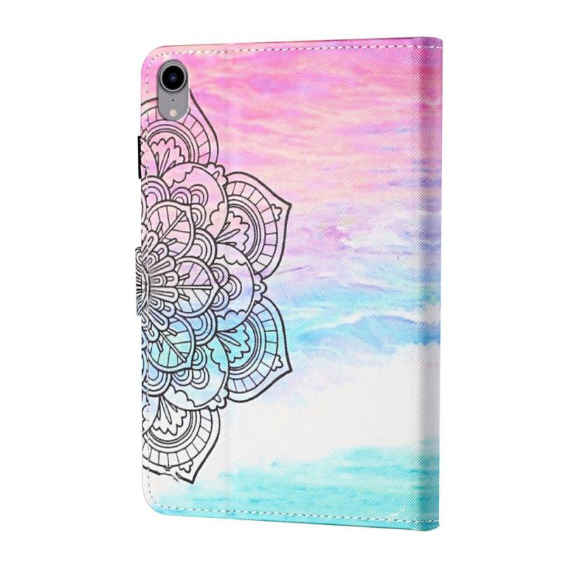 Capa De Couro Para iPad Mini 6 (2021) Mandala Gráfica