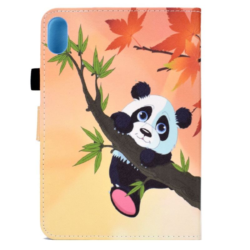 Capa De Couro Para iPad Mini 6 (2021) Panda Fofo