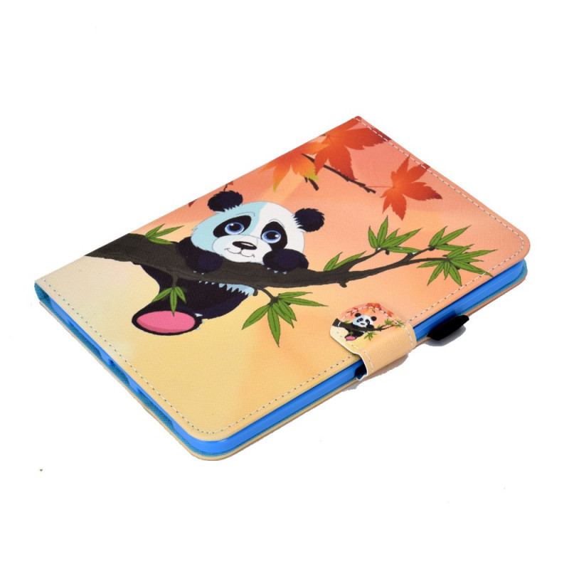 Capa De Couro Para iPad Mini 6 (2021) Panda Fofo