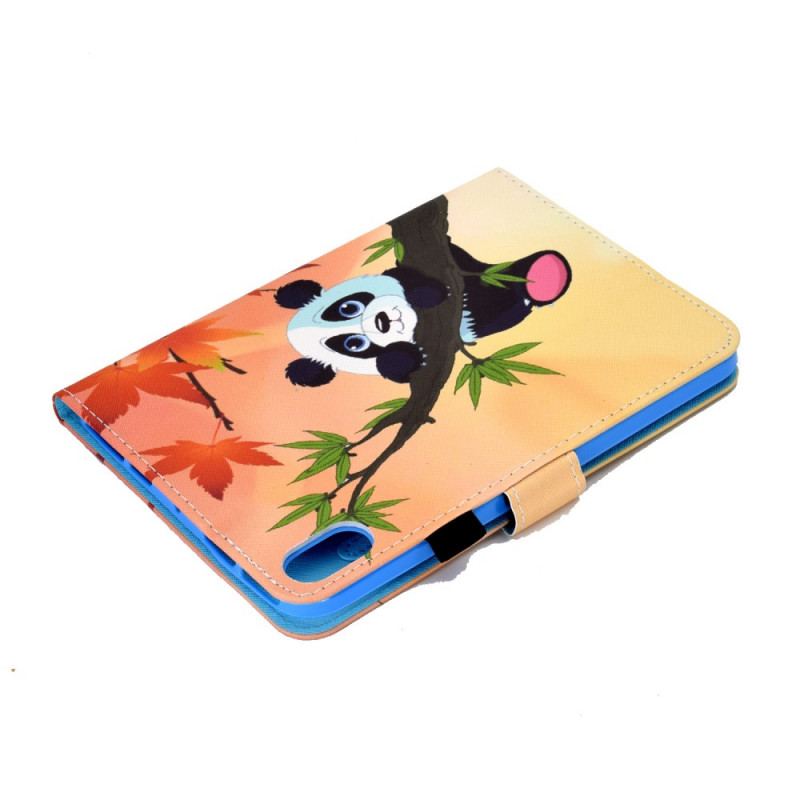 Capa De Couro Para iPad Mini 6 (2021) Panda Fofo