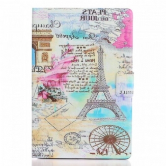 Capa De Couro Para iPad Mini 6 (2021) Paris