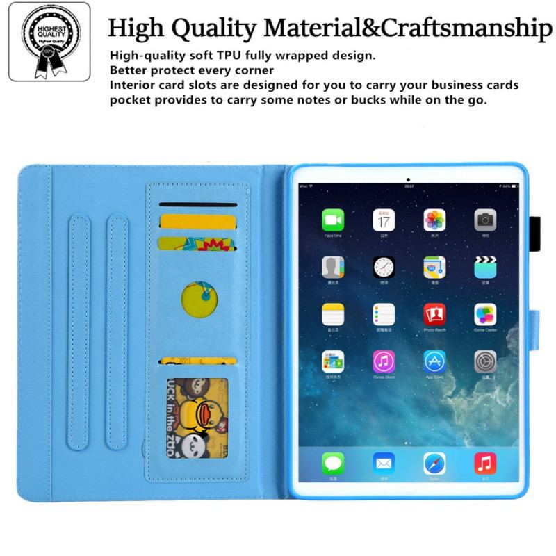 Capa Em Pele Para iPad Mini 6 (2021) Amigos