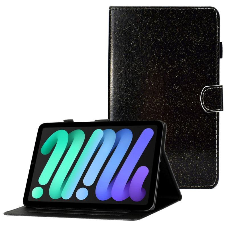 Capa Em Pele Para iPad Mini 6 (2021) Lantejoulas