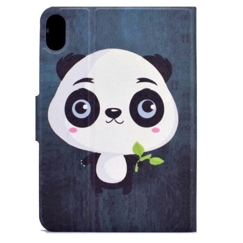 Capa Em Pele Para iPad Mini 6 (2021) Panda Fofo