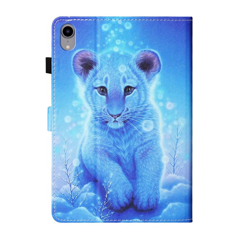 Capa Flip Para iPad Mini 6 (2021) Bebê Tigre