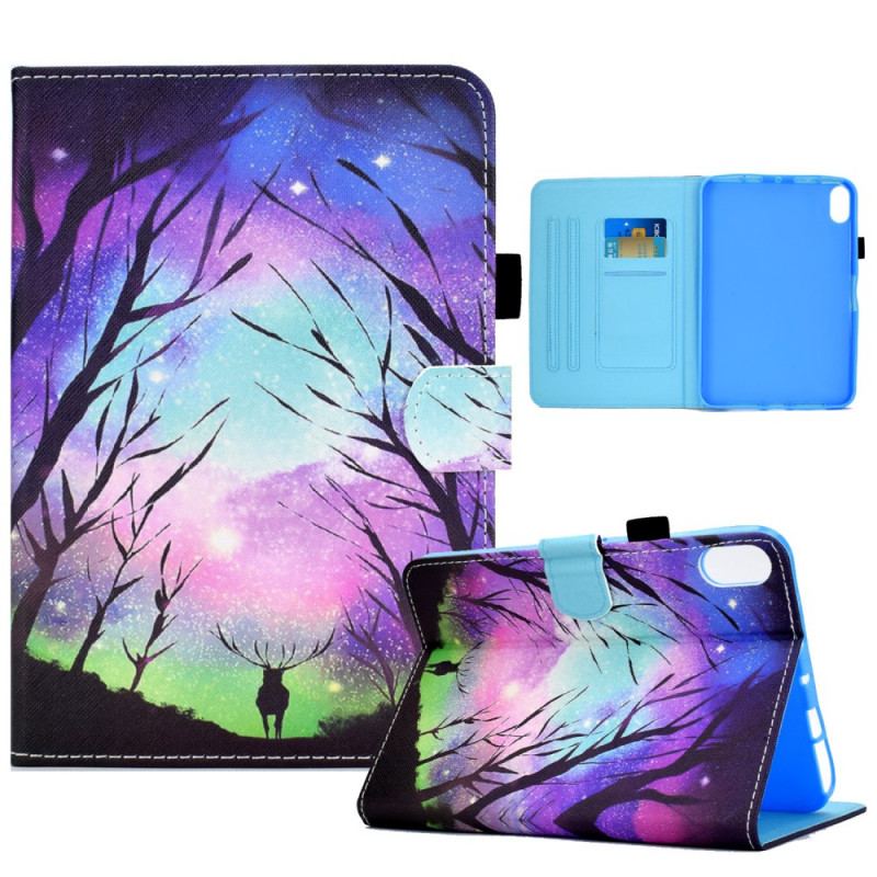 Capa Flip Para iPad Mini 6 (2021) Floresta E Cervos