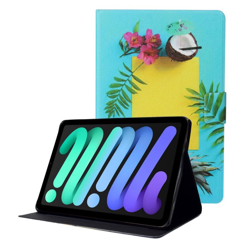 Capa Flip Para iPad Mini 6 (2021) Frutas Exóticas