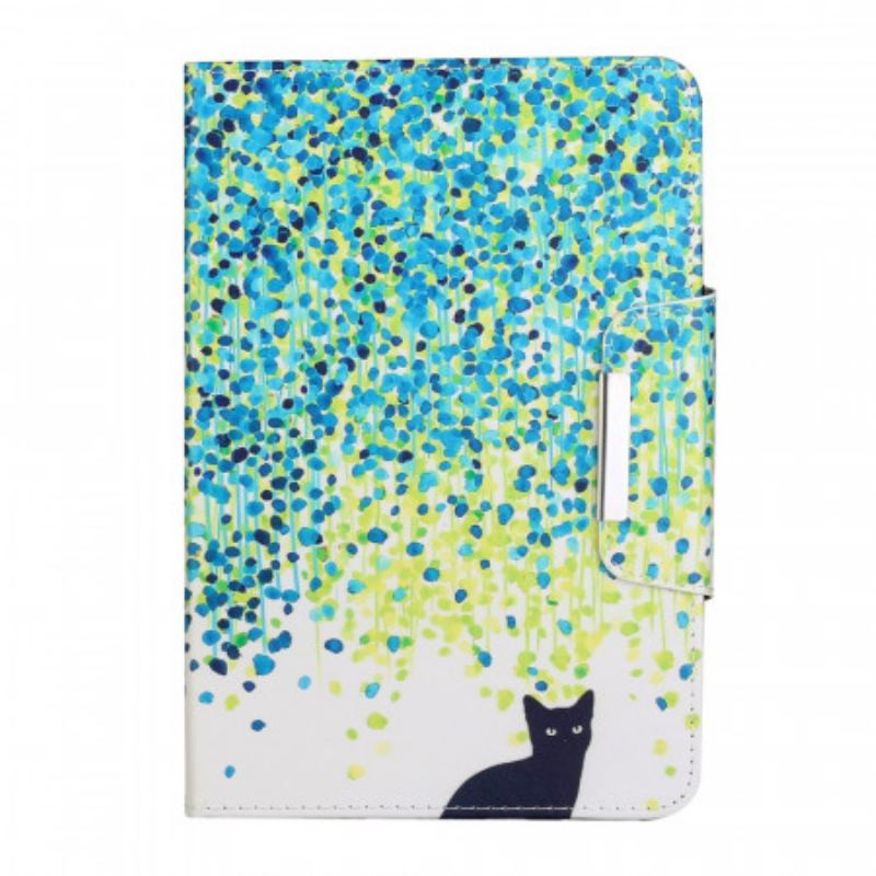 Capa Flip Para iPad Mini 6 (2021) Gato Preto