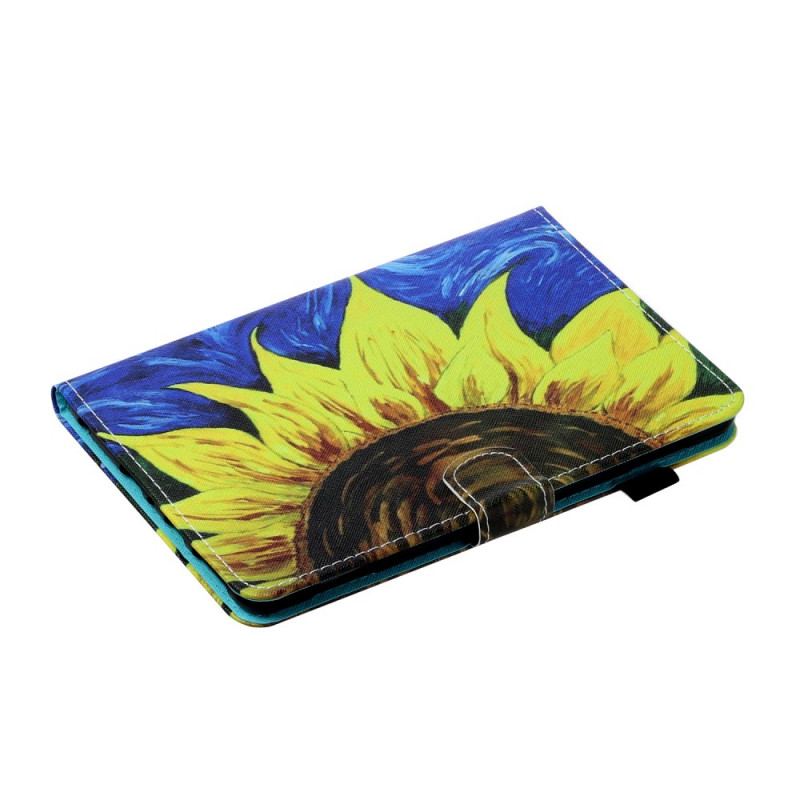 Capa Flip Para iPad Mini 6 (2021) Girassol Pintado