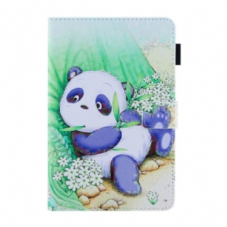 Capa Flip Para iPad Mini 6 (2021) Panda Fofo