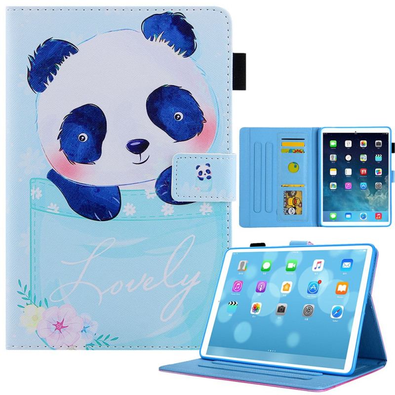 Capa Flip Para iPad Mini 6 (2021) Panda Fofo