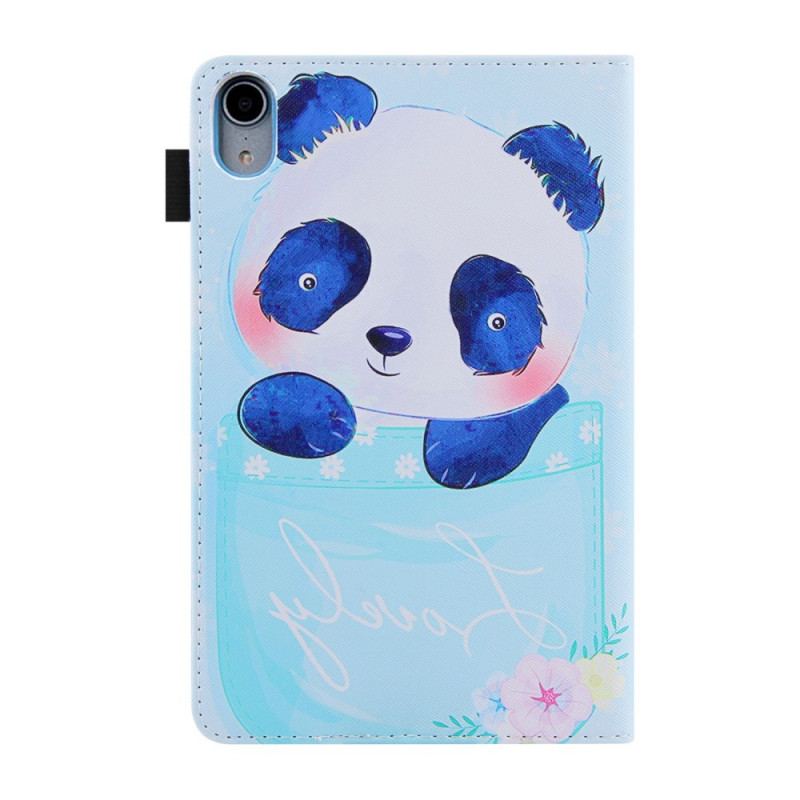 Capa Flip Para iPad Mini 6 (2021) Panda Fofo