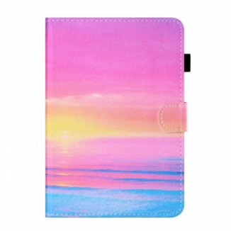 Capa Flip Para iPad Mini 6 (2021) Pôr Do Sol