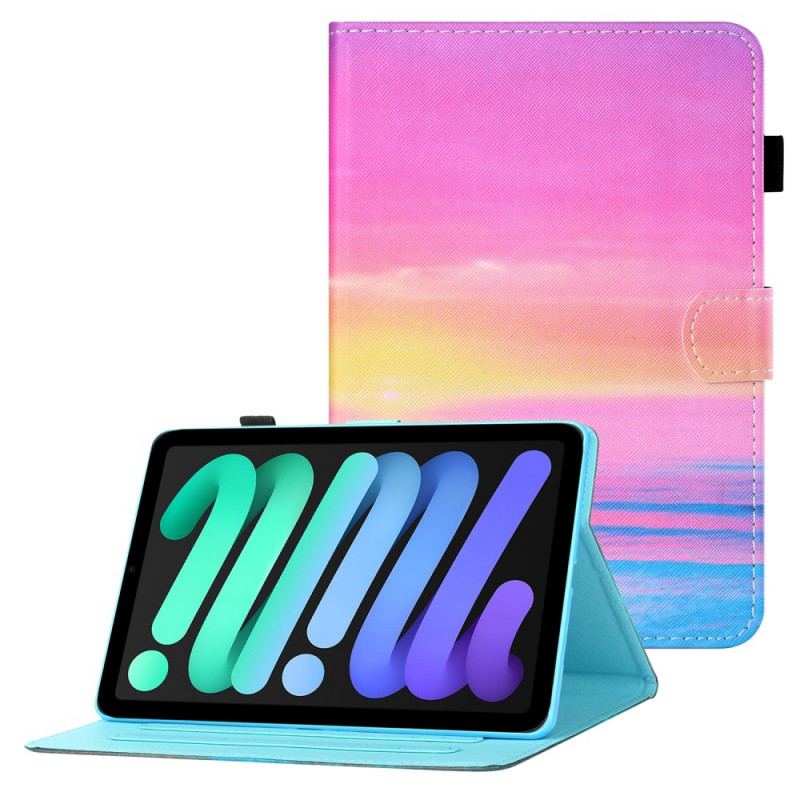 Capa Flip Para iPad Mini 6 (2021) Pôr Do Sol