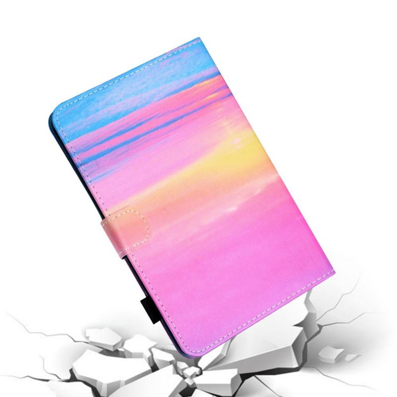 Capa Flip Para iPad Mini 6 (2021) Pôr Do Sol