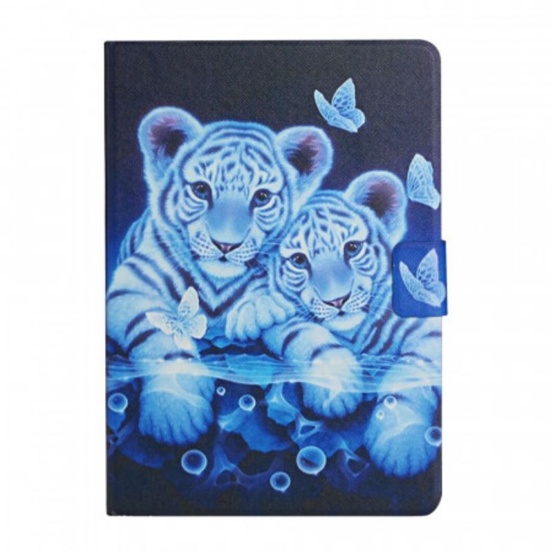 Capa Flip Para iPad Mini 6 (2021) Tigres