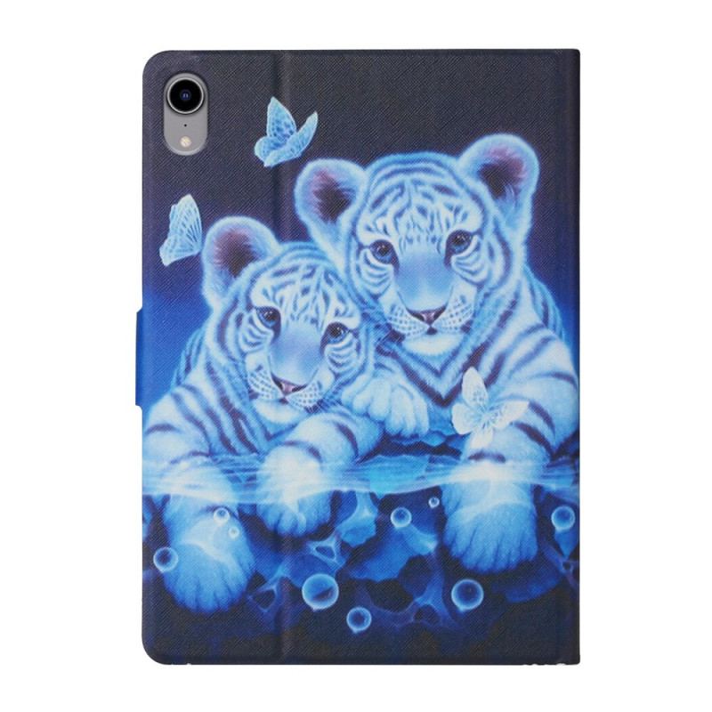 Capa Flip Para iPad Mini 6 (2021) Tigres