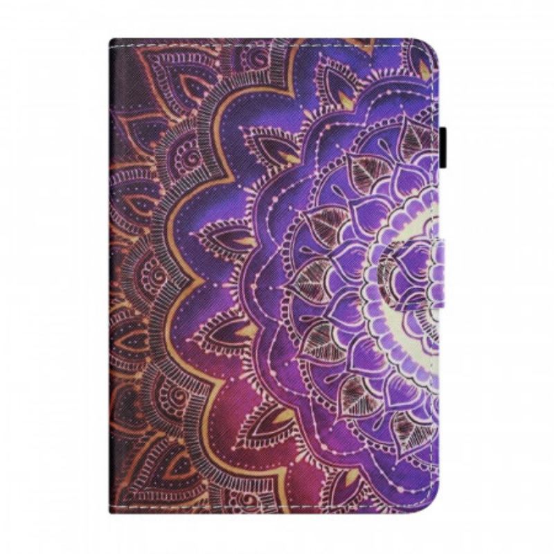 Capa Folio Para iPad Mini 6 (2021) Arte Mandala