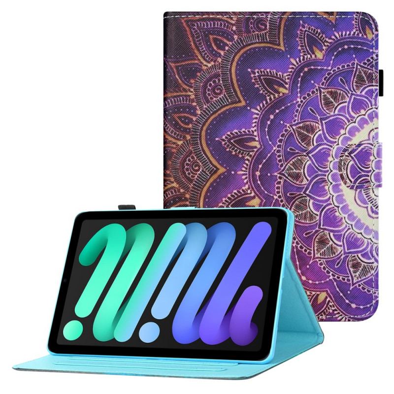 Capa Folio Para iPad Mini 6 (2021) Arte Mandala