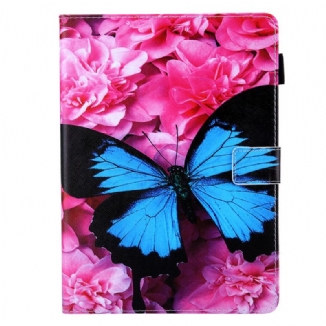 Capa Folio Para iPad Mini 6 (2021) Borboleta Floral