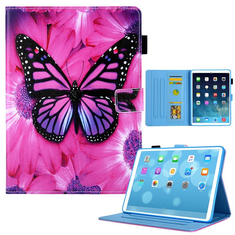 Capa Folio Para iPad Mini 6 (2021) Borboleta Floral