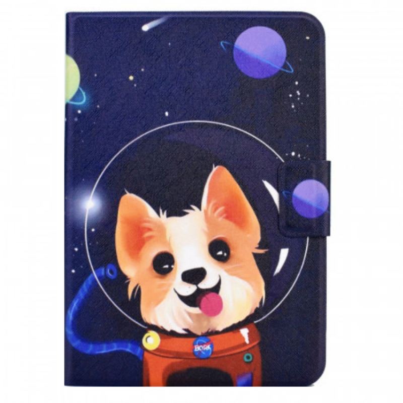 Capa Folio Para iPad Mini 6 (2021) Cao Espacial