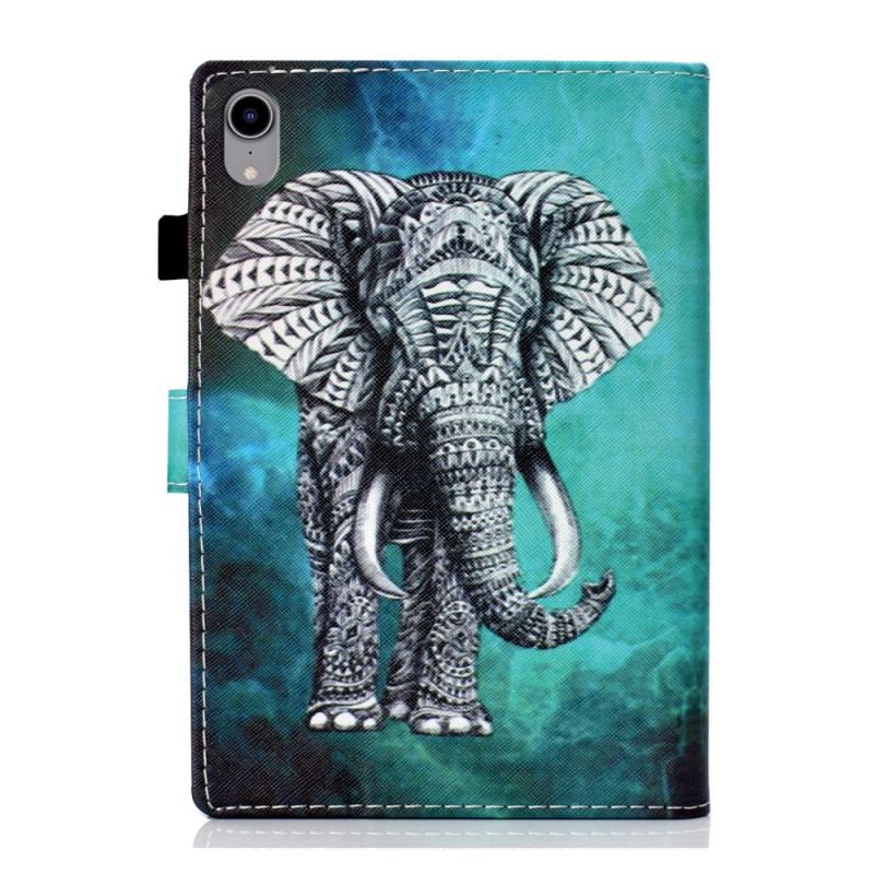 Capa Folio Para iPad Mini 6 (2021) Elefante Tribal