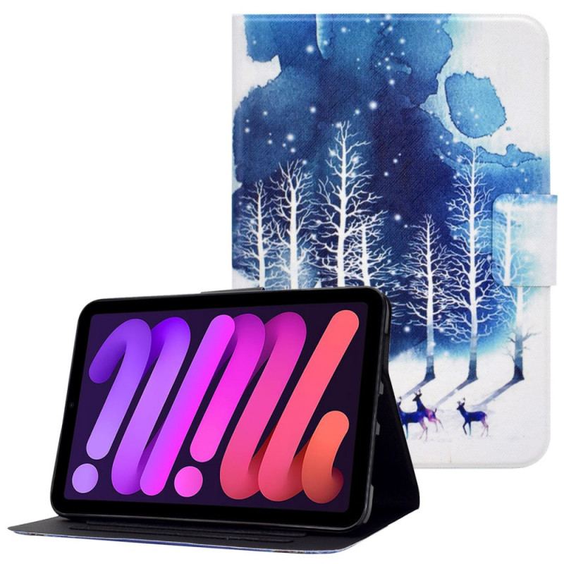 Capa Folio Para iPad Mini 6 (2021) Inverno