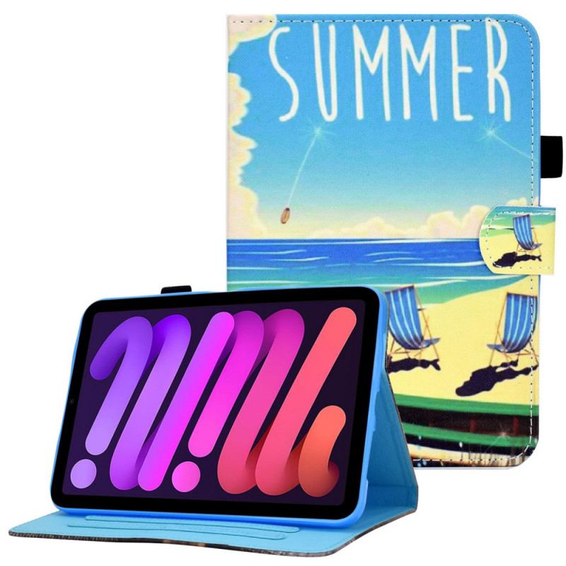 Capa Folio Para iPad Mini 6 (2021) Praia